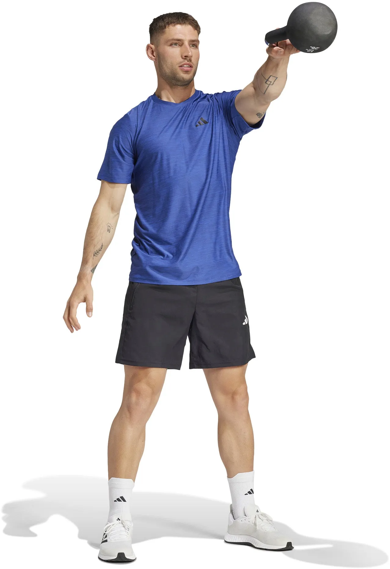 T-shirt d'entraînement extensible Essentials pour hommes