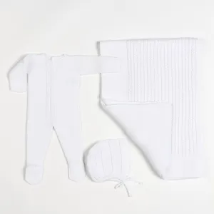 Miel | Ensemble Cadeau Body en Coton Blanc pour Bébé Babykids_Bebe-Sweeny