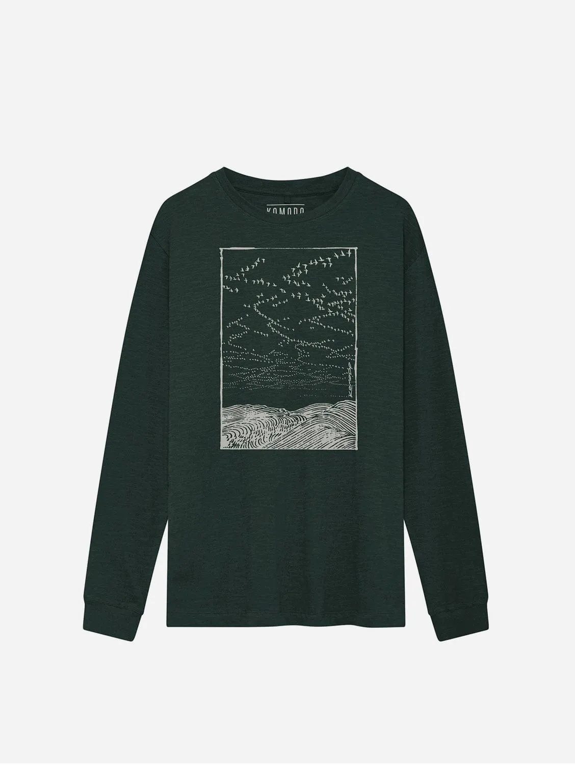 T-shirt Homme Migration en Coton Bio | Vert