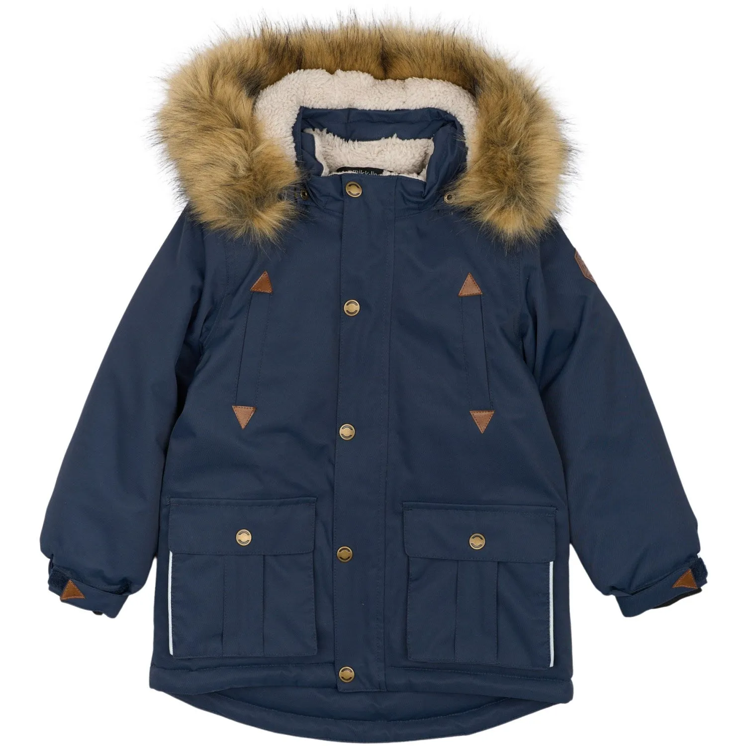 Mikk-Line Nuits Bleues Sergentée Nylon Parca BébéEnfant_Mikk-Line