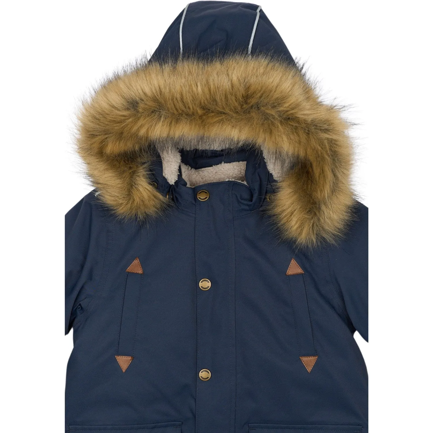 Mikk-Line Nuits Bleues Sergentée Nylon Parca BébéEnfant_Mikk-Line