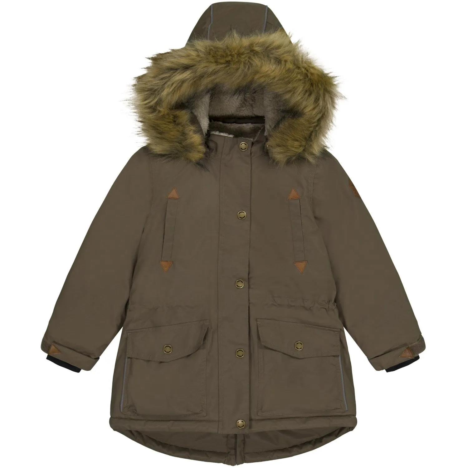 Mikk-Line Twill en Nylon à Pépites de Chocolat Parca Bébé-Enfant_Mikk-Line
