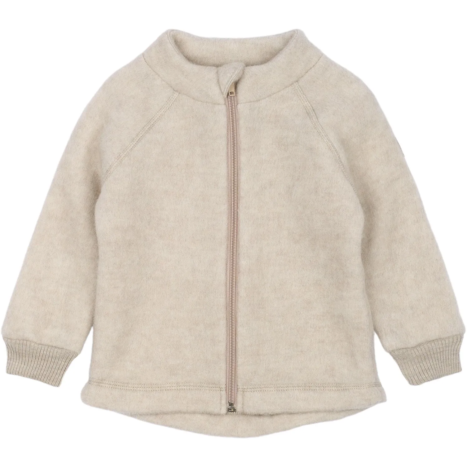 Veste en laine mélangée offwhite pour bébé et enfant Mikk-Line