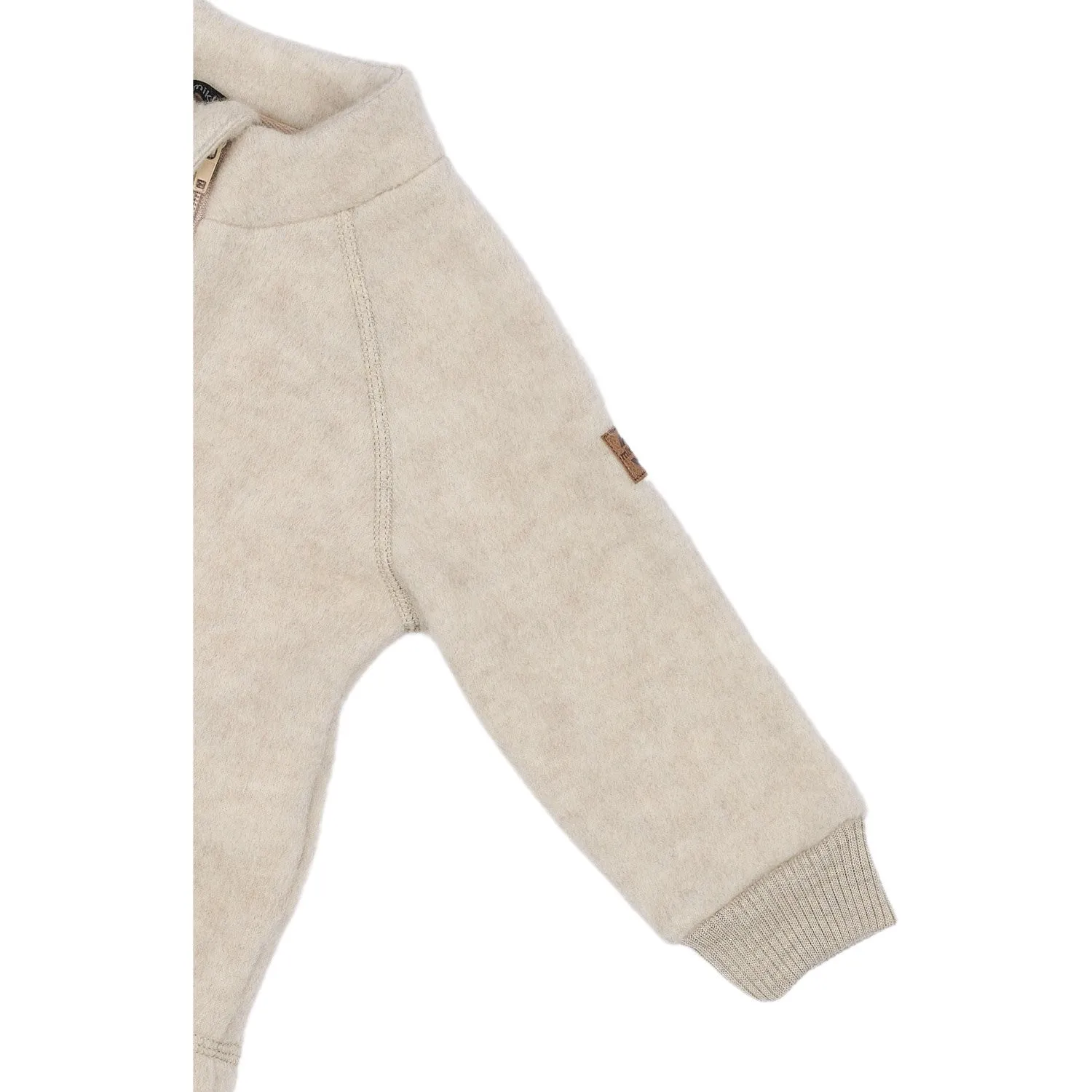 Veste en laine mélangée offwhite pour bébé et enfant Mikk-Line