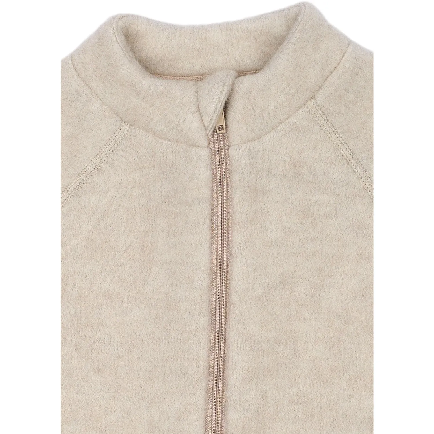 Veste en laine mélangée offwhite pour bébé et enfant Mikk-Line