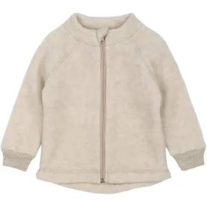 Veste en laine mélangée offwhite pour bébé et enfant Mikk-Line
