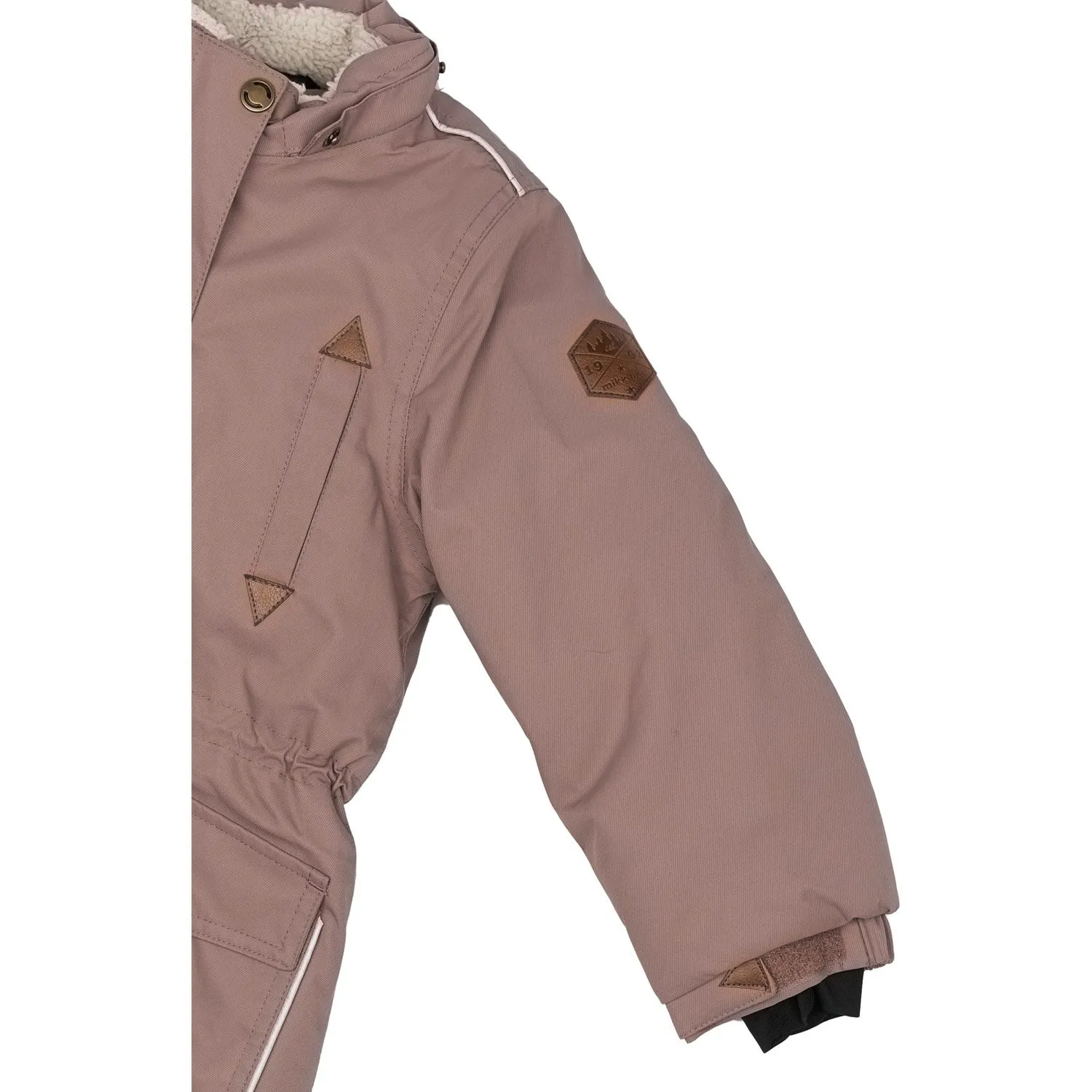 Mikk-Line Crépuscule Mauve Sergé Nylon Parca BébéEnfant_Mikk-Line