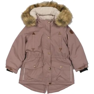 Mikk-Line Crépuscule Mauve Sergé Nylon Parca BébéEnfant_Mikk-Line