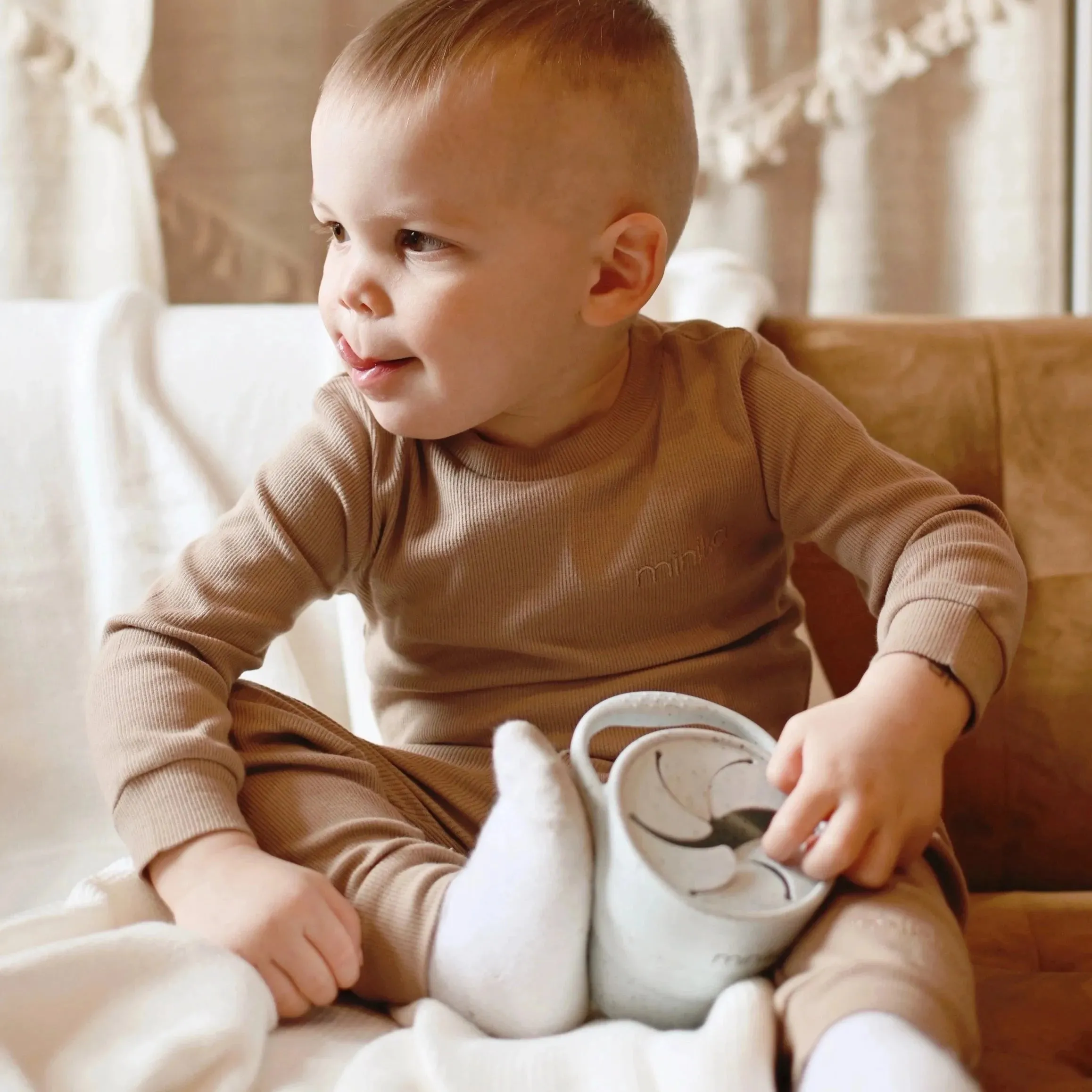 Ensemble de pyjama MINIKA - Taupe