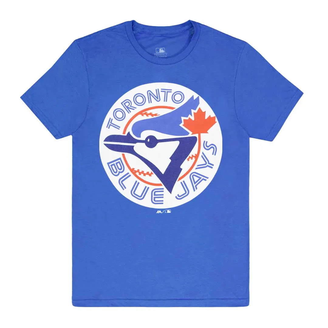 MLB - T-shirt classique à logo circulaire des Blue Jays de Toronto pour hommes (XVML0CHMSC3A1PB 43RYL)