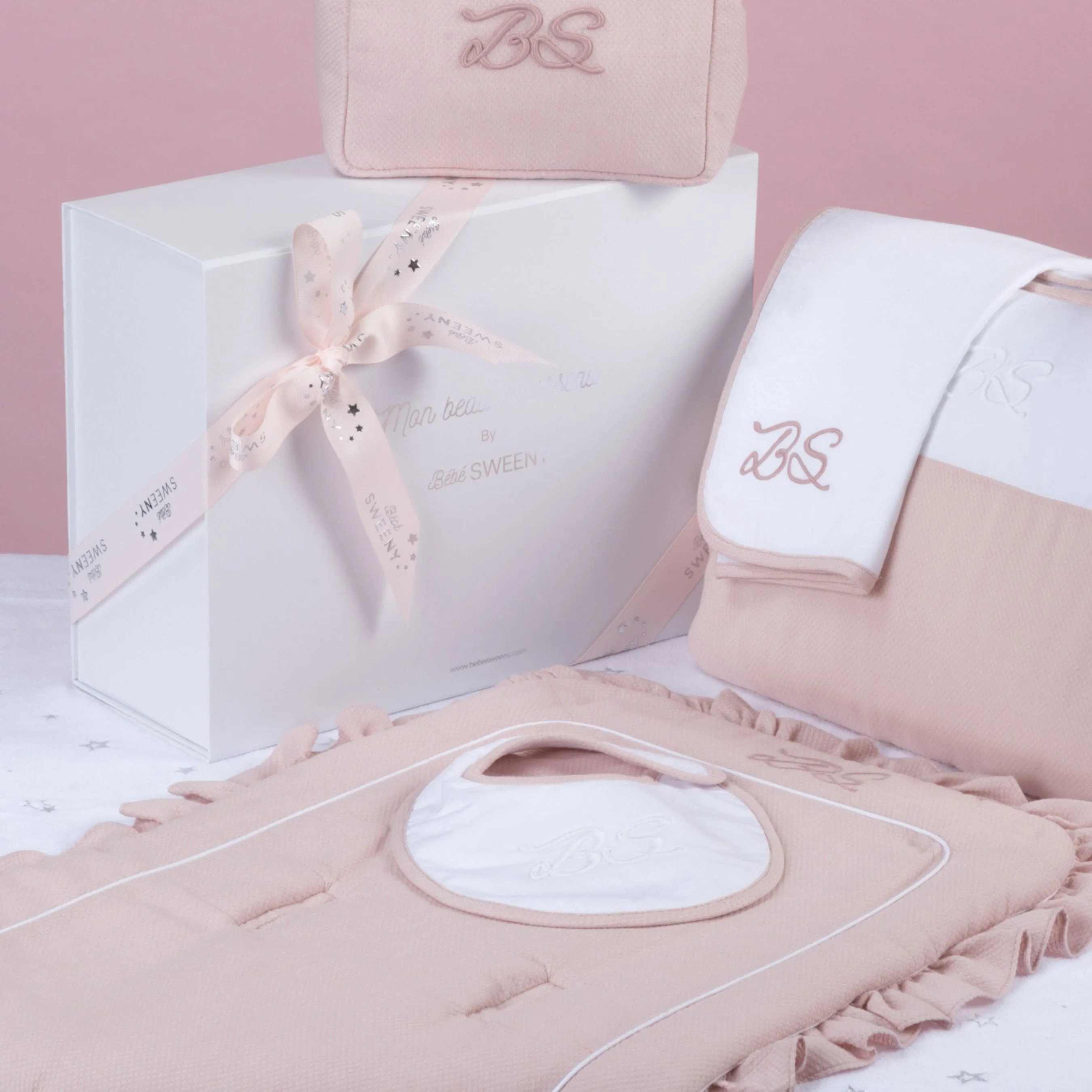 Mon Beau Trousseau | Tapis bébé polyvalent rose poussiéreux Babykids_Bebe-Sweeny