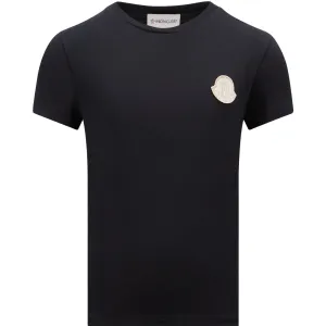 T-shirt Moncler Bleu Marine Bébé/Enfant