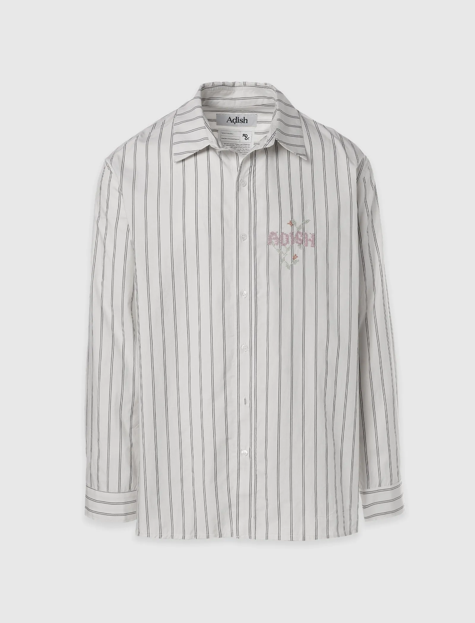 CHEMISE À RAYURES NAFNUF LOGO