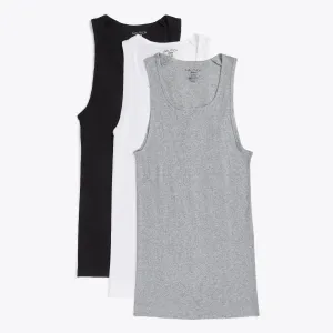 Nautica Débardeur Côtes Homme Gris Chiné Nautica