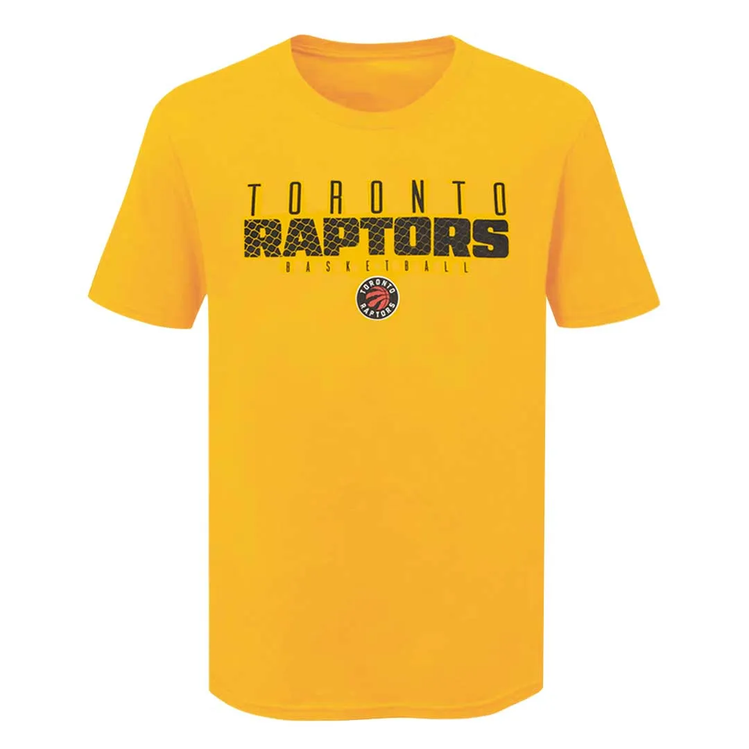 NBA - T-shirt en maille pour hommes des Toronto Raptors (NAXA09NMSC3A1PB 71GLD)