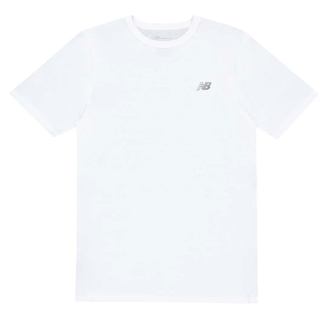 New Balance - T-shirt col rond en coton pour homme, lot de 3 (NB 3026-3-586N)