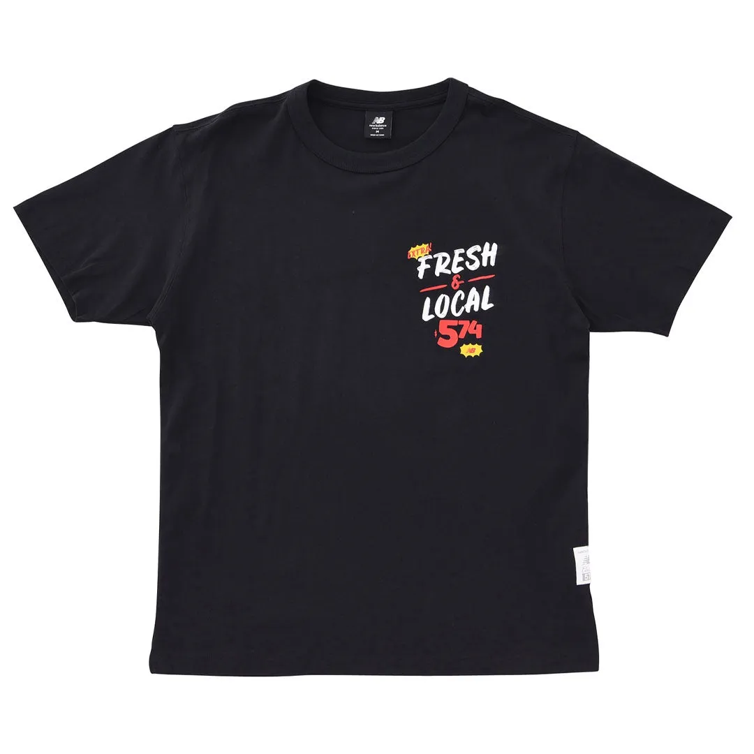 New Balance - T-shirt graphique Essentials 574 pour homme (MT31521 BK)