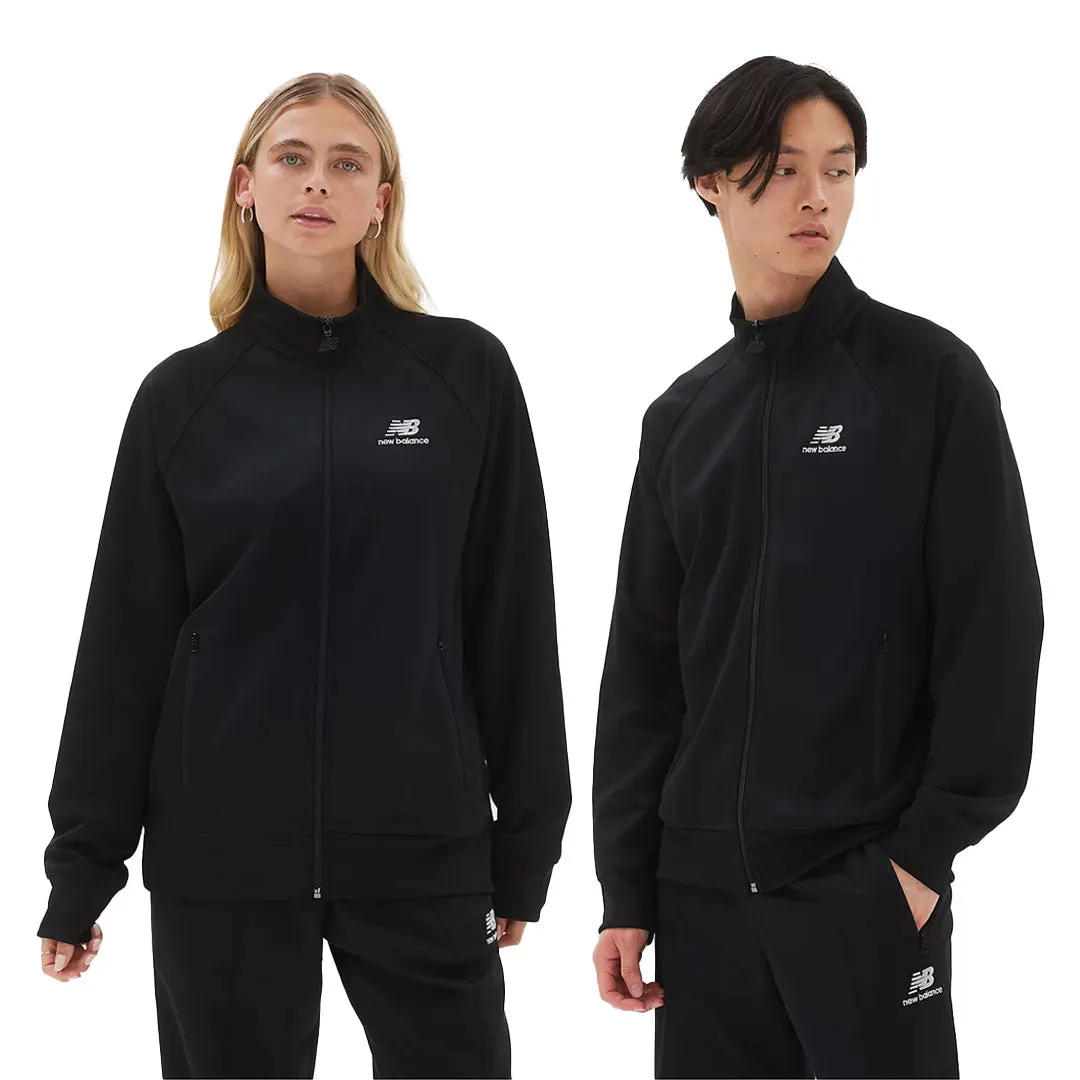 New Balance - Veste de piste unisexe Uni-ssentials (UJ23500 BK)