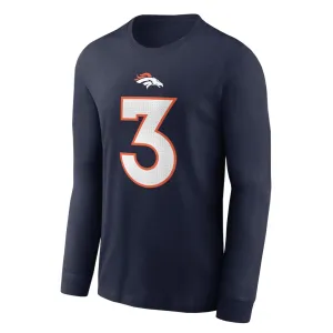 NFL - T-shirt à manches longues pour hommes Denver Broncos Russell Wilson (NKAC 41S 8WF 1Y0)