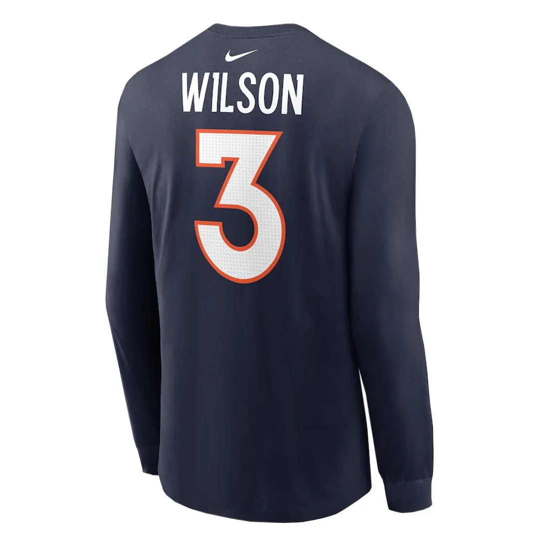 NFL - T-shirt à manches longues pour hommes Denver Broncos Russell Wilson (NKAC 41S 8WF 1Y0)