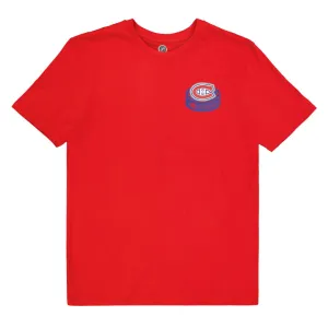 NHL - T-shirt emblématique des Canadiens de Montréal pour hommes (NHXX0VFMSC3A1GT 62RED)