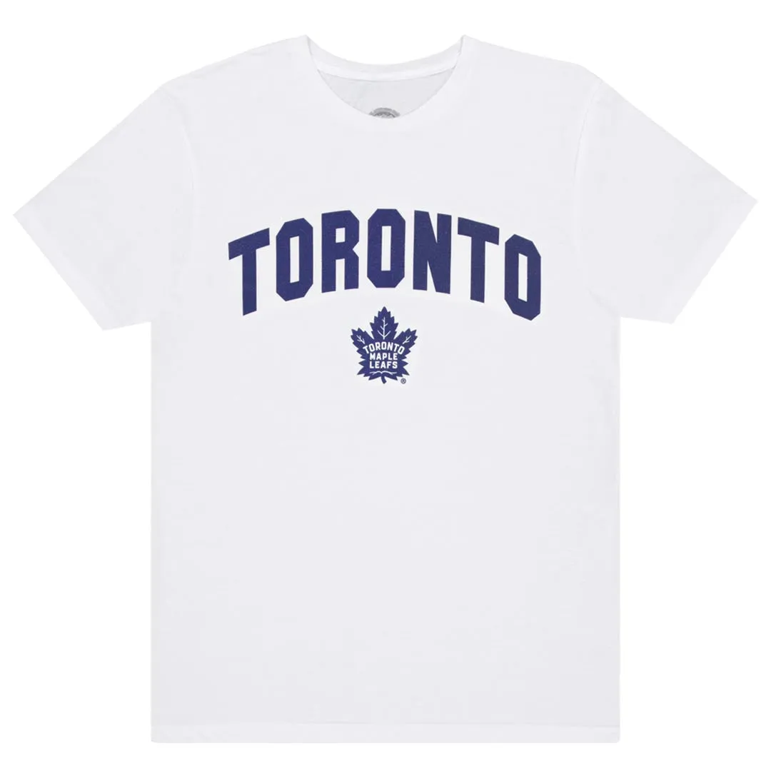 NHL - T-shirt universitaire des Maple Leafs de Toronto pour hommes (NHXX2HRMSC3A1PB 10WHT)