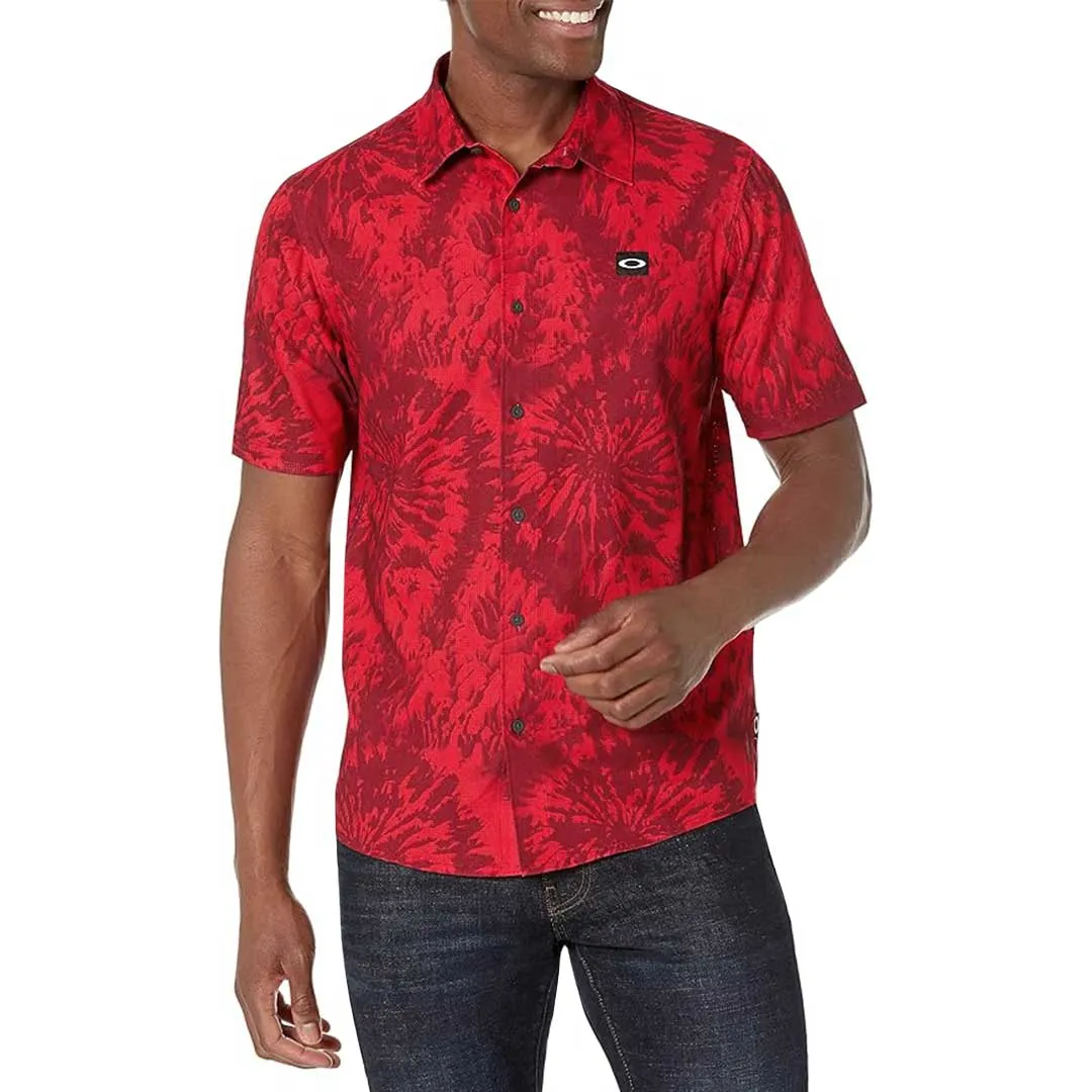 Oakley - Chemise tissée teinte à manches courtes pour homme (FOA403752 9M2)