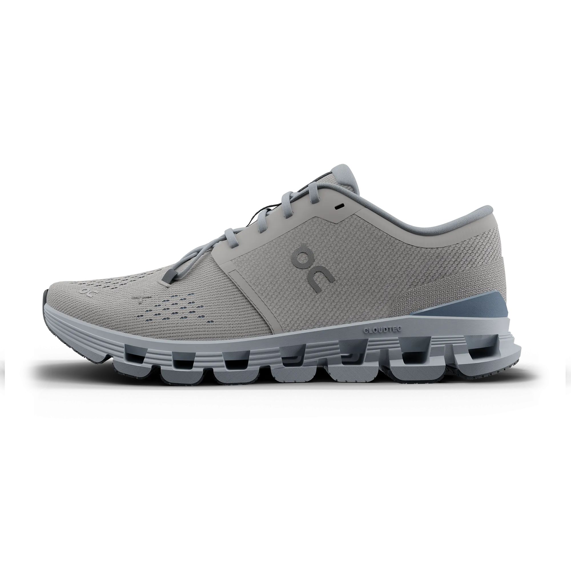 Chaussures On Women's Cloud X 4 - Argent / Chambray - Chaussures On Cloud