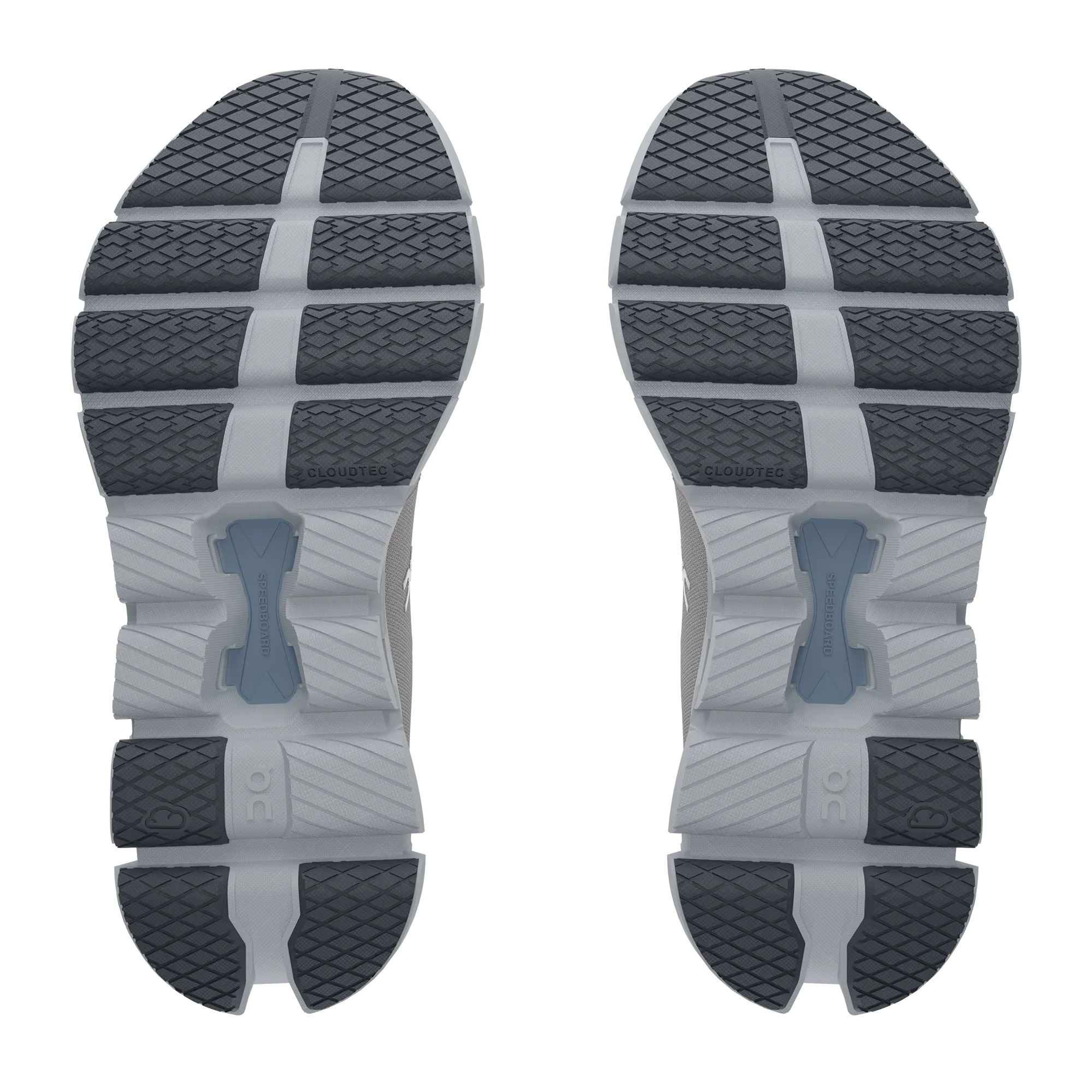 Chaussures On Women's Cloud X 4 - Argent / Chambray - Chaussures On Cloud