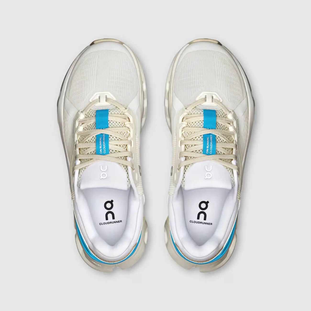 Chaussures On Women's Cloudrunner 2 - Blanc / Horizon Chaussures On Cloud