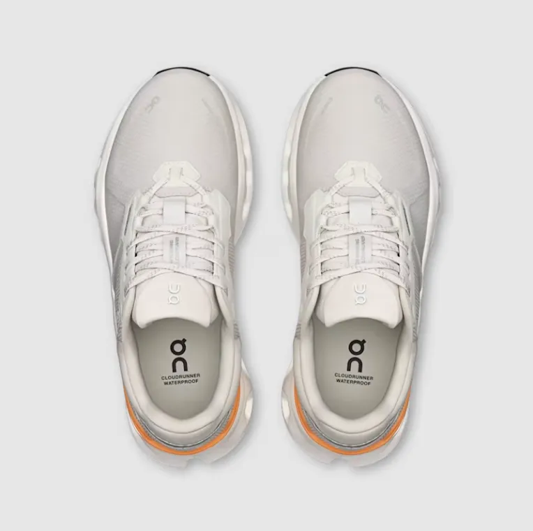 Chaussures On Women's Cloudrunner 2 Imperméables - Loup / Tangerine Chaussures On Cloud