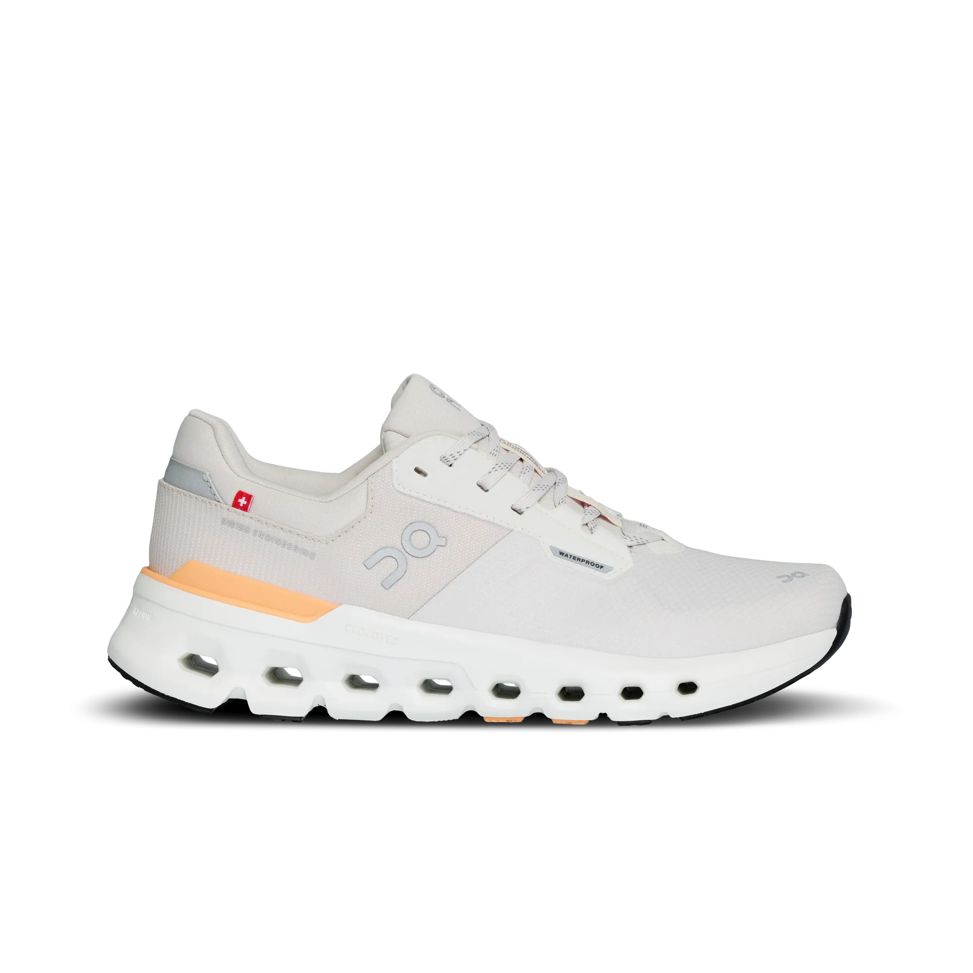 Chaussures On Women's Cloudrunner 2 Imperméables - Loup / Tangerine Chaussures On Cloud