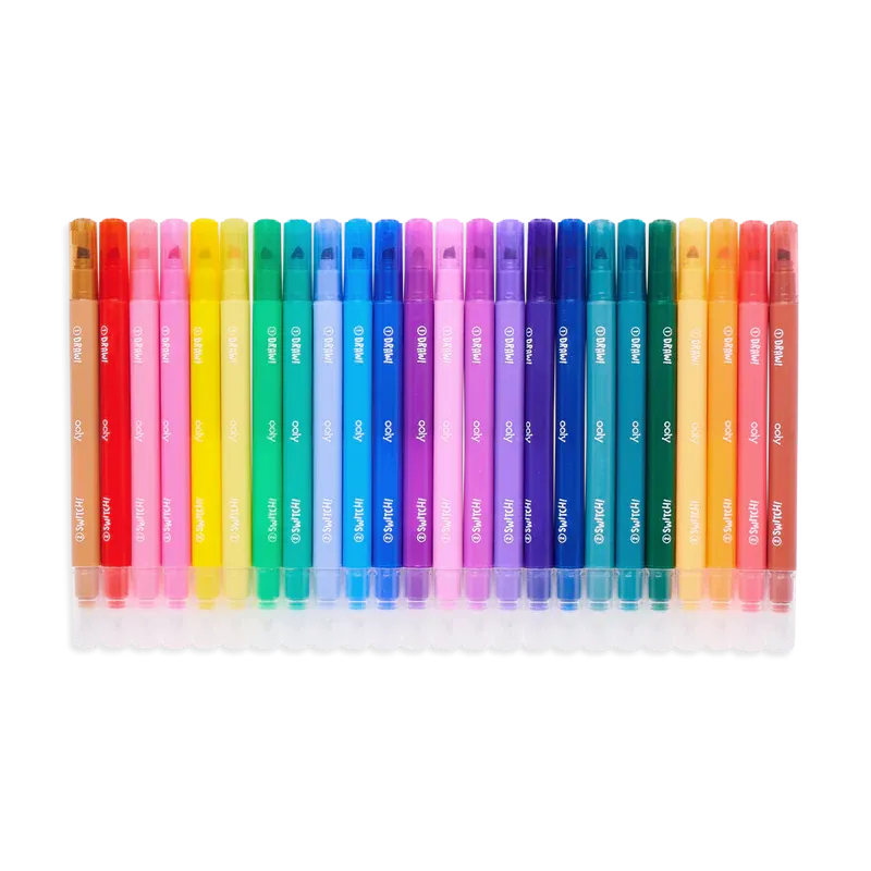 Marqueurs Ooly Switch-eroo à changement de couleur/24