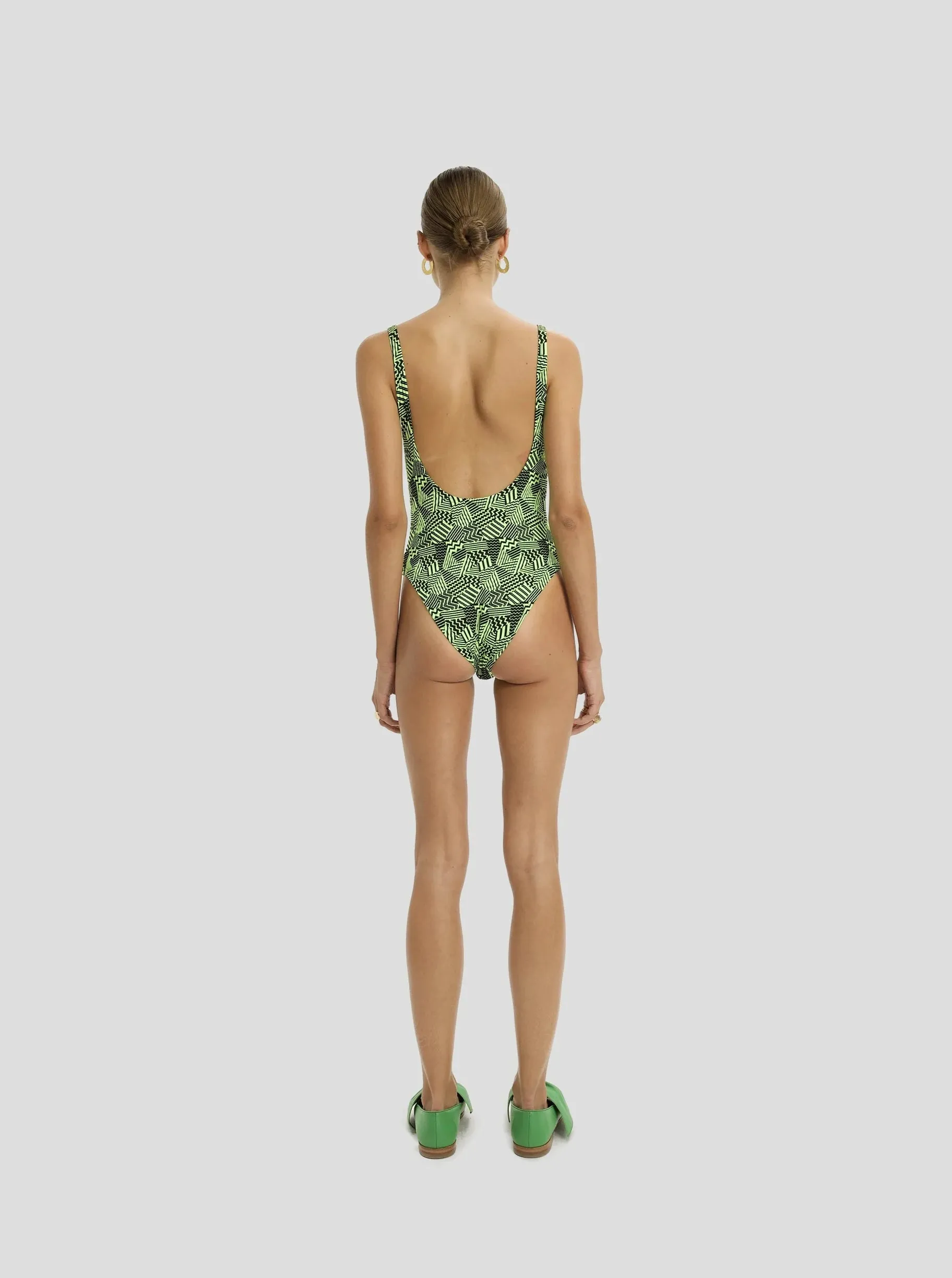 Maillot de bain Otis en néon agrumes pétillants