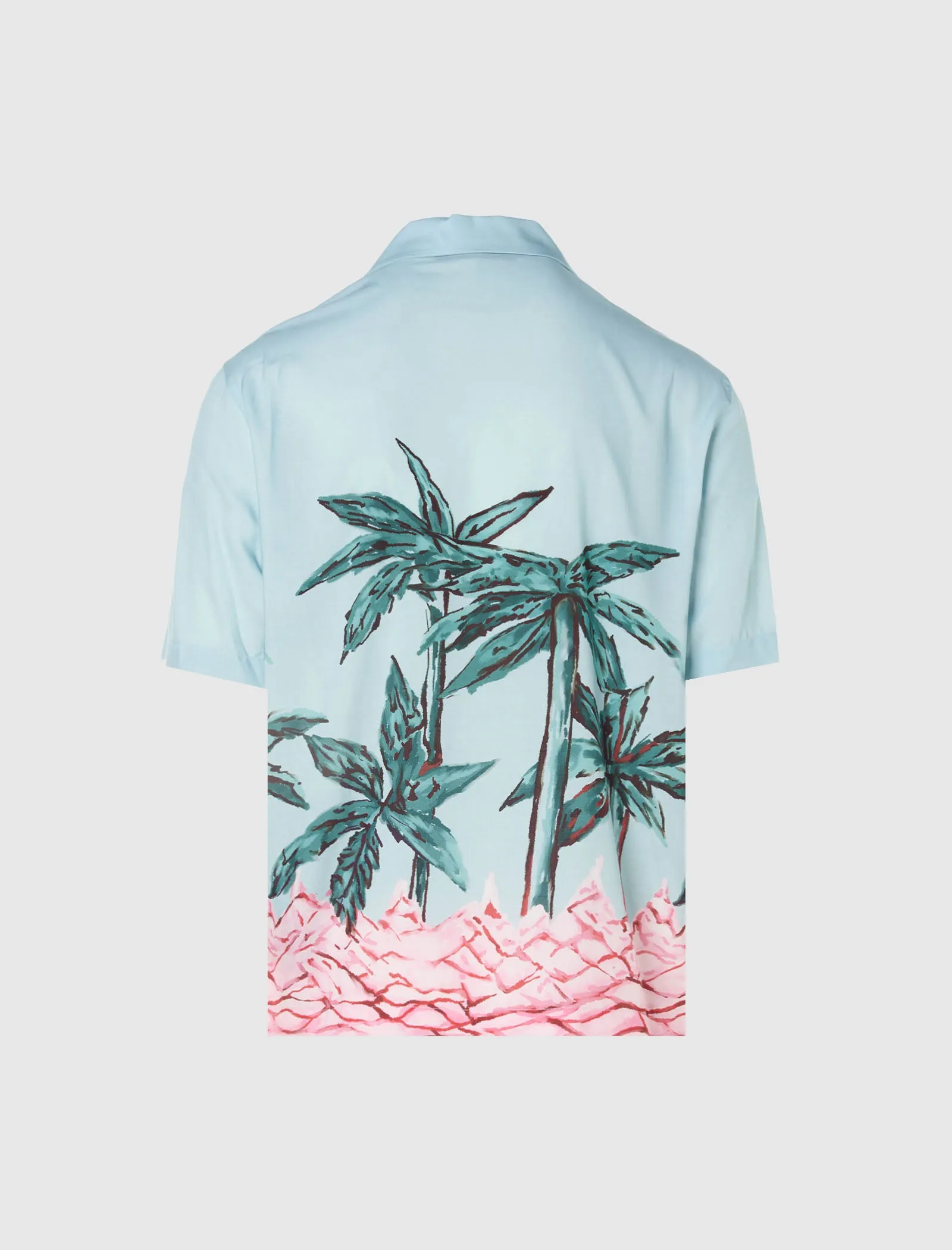CHEMISE À BOWLING RANGÉE DE PALMIERS