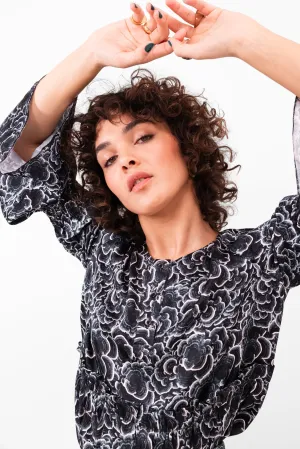 Blouse panda à l'imprimé Funghi Réglisse