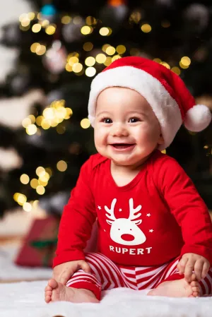 T-shirt personnalisé de renne de Noël