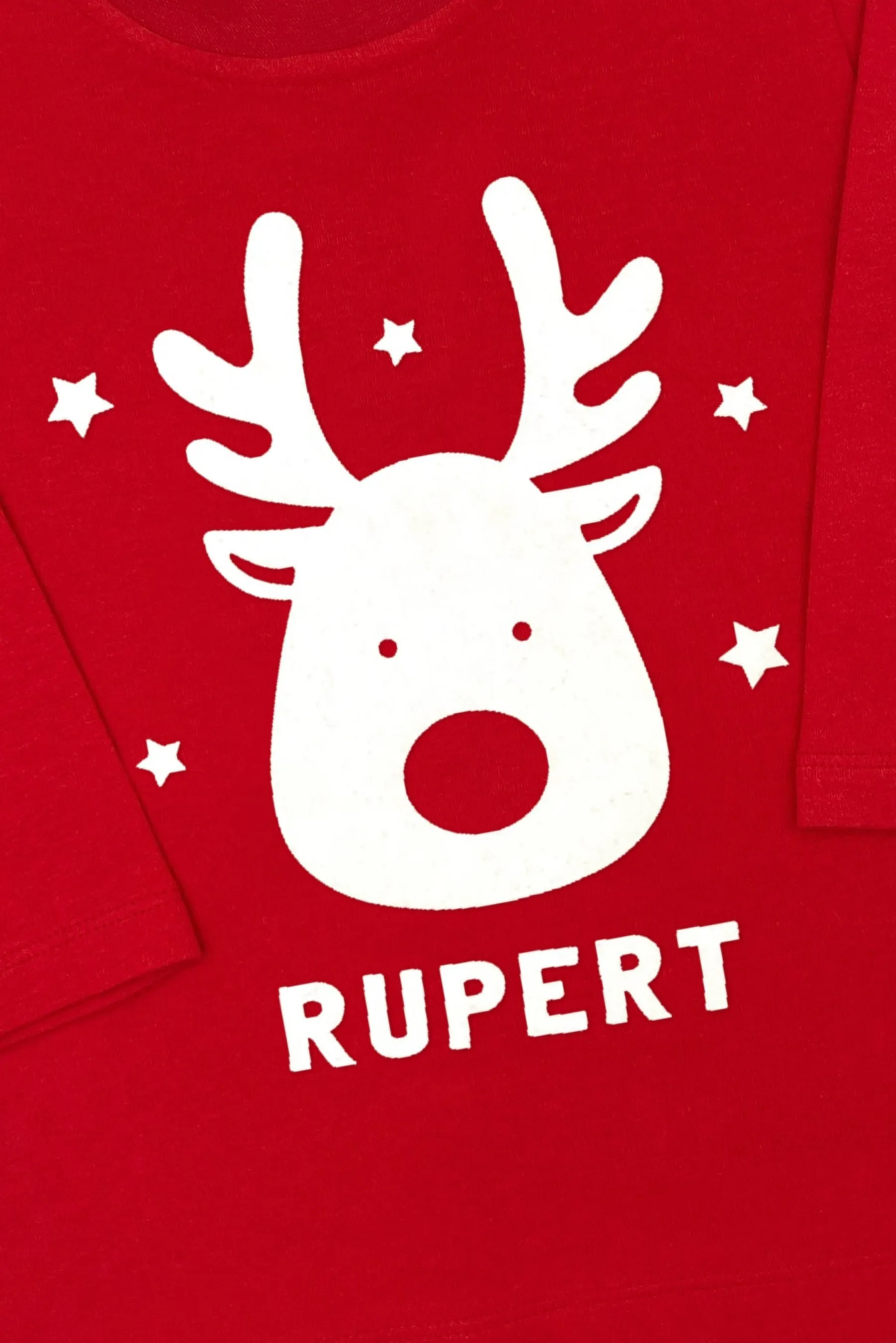 T-shirt personnalisé de renne de Noël