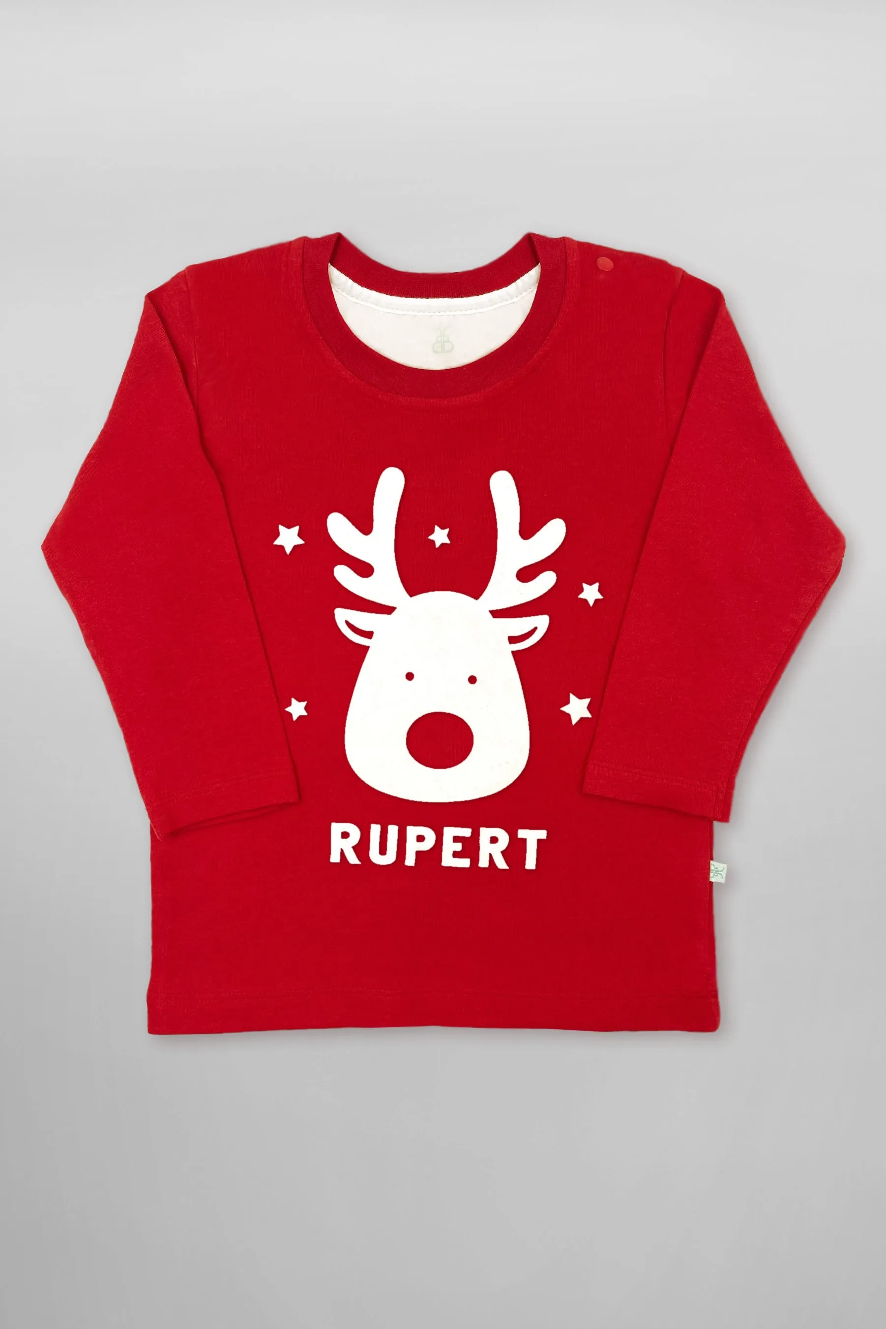 T-shirt personnalisé de renne de Noël