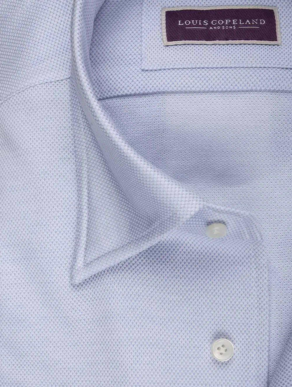 Chemise Pique Bleu Clair