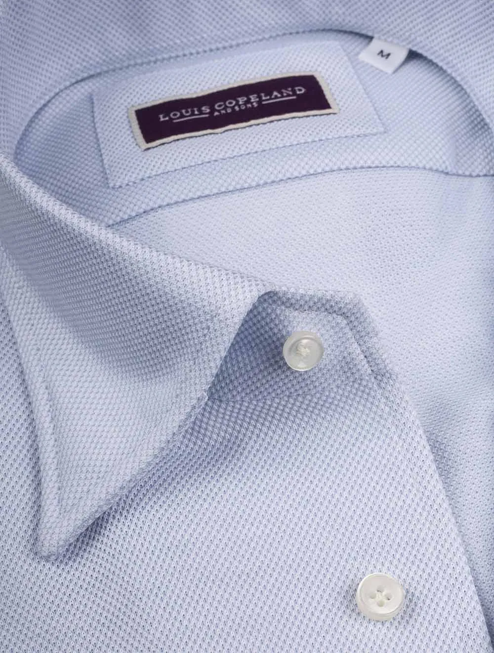Chemise Pique Bleu Clair