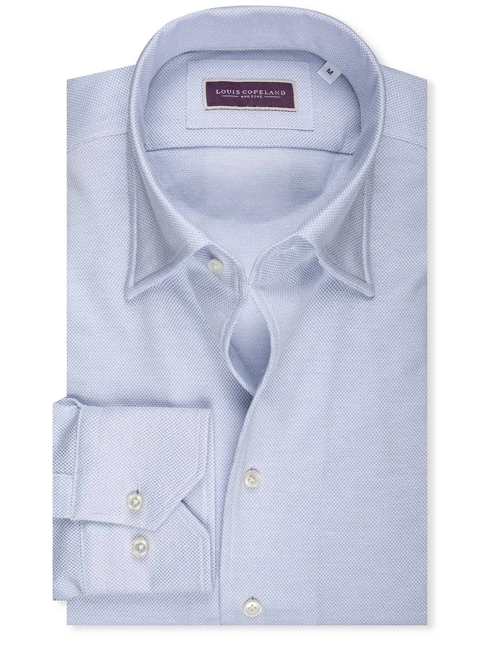 Chemise Pique Bleu Clair