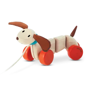 Plan Toys Chiot Heureux à Tirer