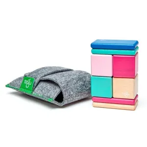 Blocs Magnétiques en Bois Pochette de Poche - Floraison