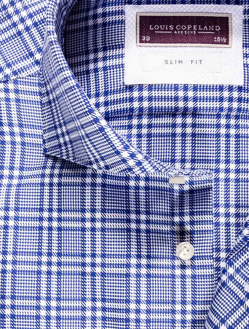 Chemise à carreaux Pollock Bleue
