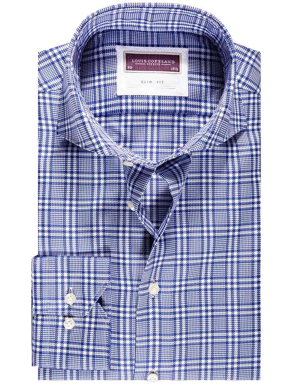 Chemise à carreaux Pollock Bleue