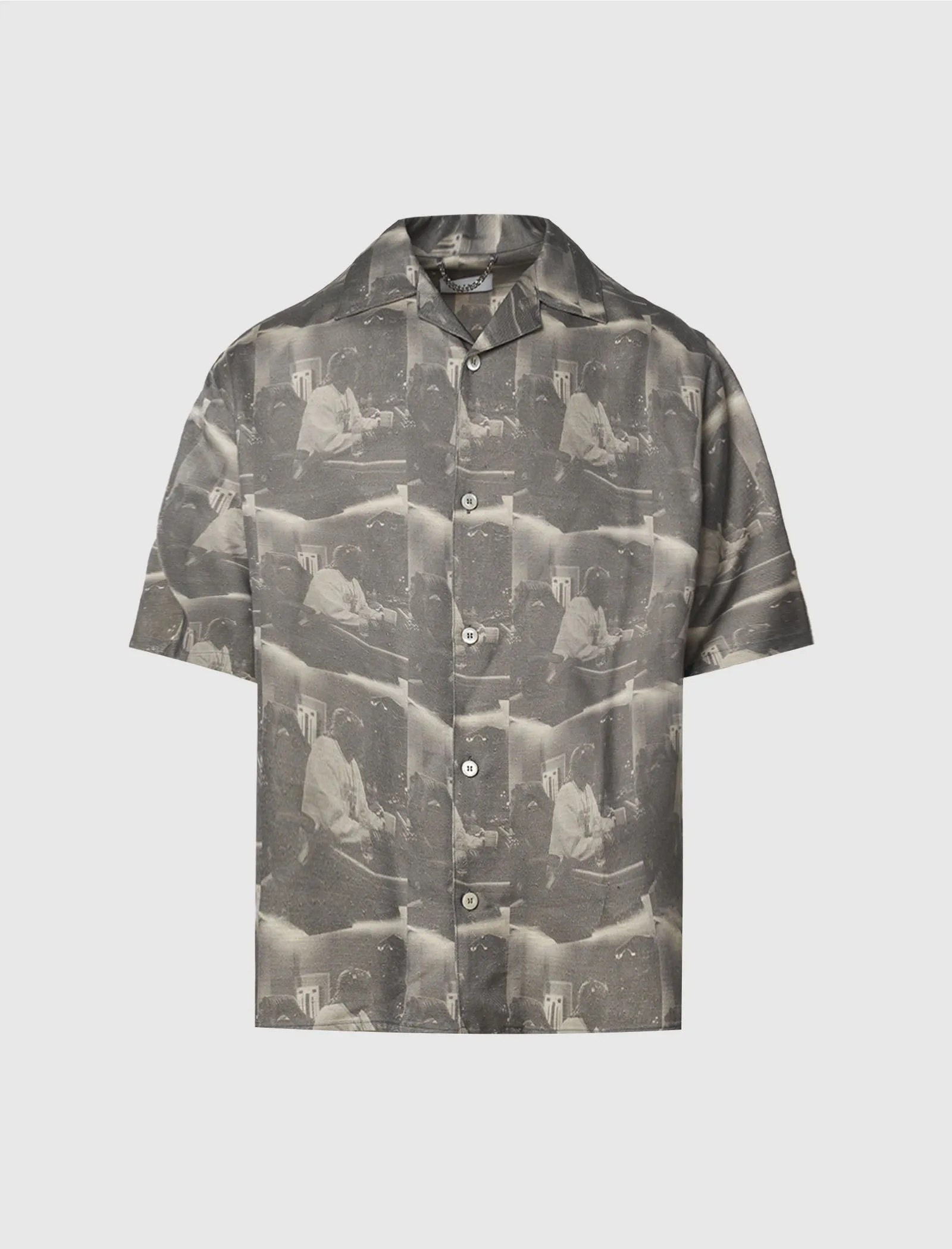 CHEMISE À MANCHES COURTES IMPRIMÉE