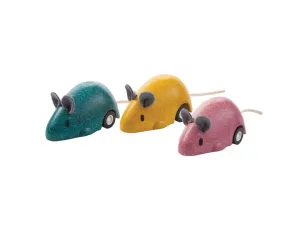 Souris de Retrait en Mouvement - Rose, Bleue ou Jaune