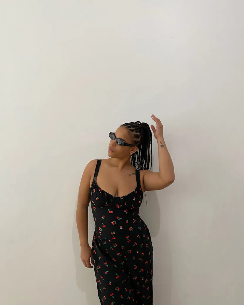Pantalon à enfiler cerises