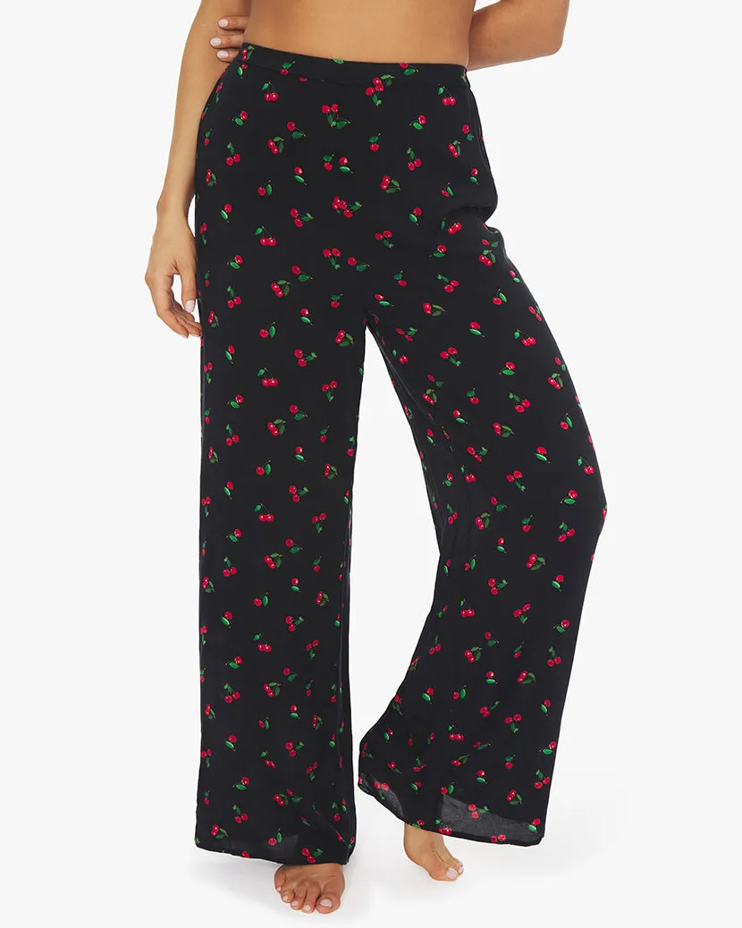 Pantalon à enfiler cerises